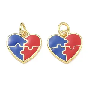 Brass Enamel Pendants