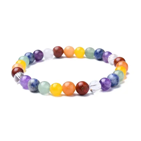 Mixed Gemstone Stretch Bracelets