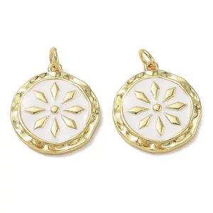Brass Enamel Pendants