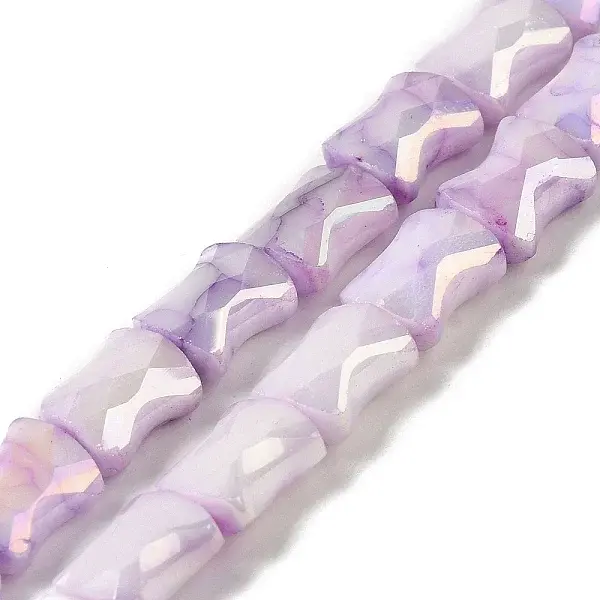 Electroplate Glass Beads Strands