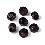 Handmade Silver Foil Glass Beads