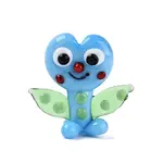Handmade Lampwork Heart Elfin Figurine Display Decorations