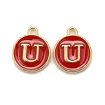 Golden Plated Alloy Enamel Charms