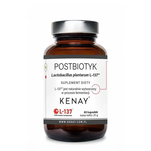 Kenay Postbiotikum lactobacillus plantarum L-137 60 kapslí