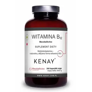 Kenay Vitamin B12 methylkobalamin MecobalActive 500 µg 300 kapslí