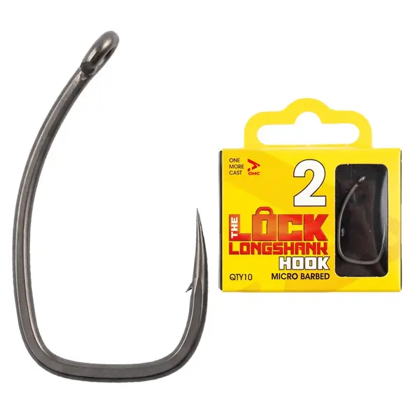 One more cast háčiky lock hook longshank barbed 10 ks - veľkosť 4