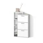 Livinity® BOTNÍK Ortello Bílá 80 x 128.3 cm se 3 přihrádkami