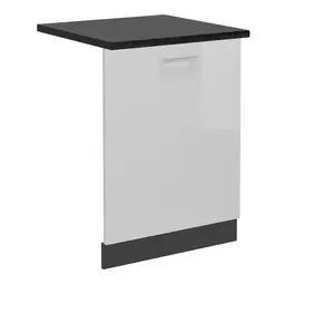 Vicco PŘEDNÍ PANEL R-Line Bílá vysoký lesk 60 cm , PD Antracit