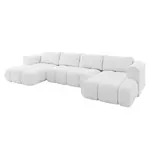 ALTDECOR SEDACÍ SOUPRAVA CLOUD-U 405x185x90 bílá buklé