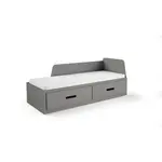 MASSENO POSTEL MILANA 80X200 s úložným prostorem, Antracit
