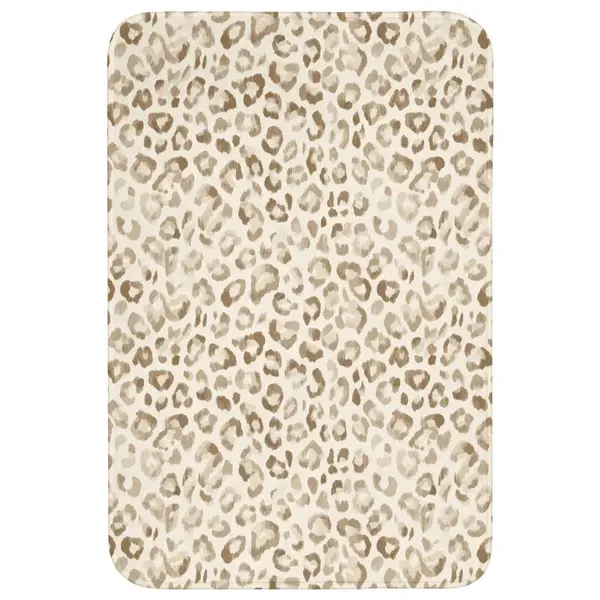OnlyWow WC PŘEDLOŽKA Leopard - Classic - Béžová 60x90 cm
