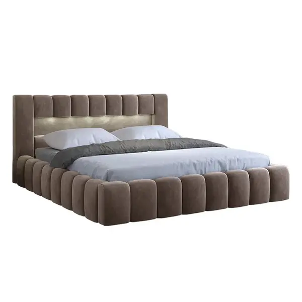 Petits-meubles BOXSPRING POSTEL 180/200 Auria Hnědá