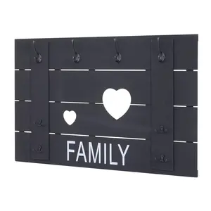 MCW NÁSTĚNNÁ SKŘÍŇ FAMILY SHABBY-LOOK Šedá