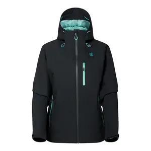 Dámská outdoorová bunda dare2b torrek iii černá/tyrkysová 42