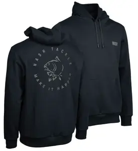 Nash mikina make it happen carp logo hoody black - xxl