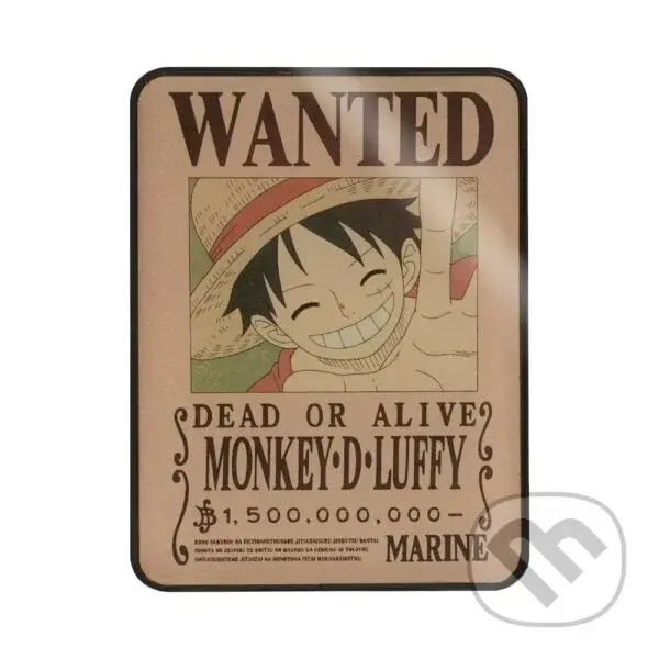 Magnetka One Piece - Wanted Luffy