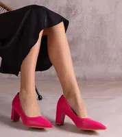 Gemre Pink block heels Tunia