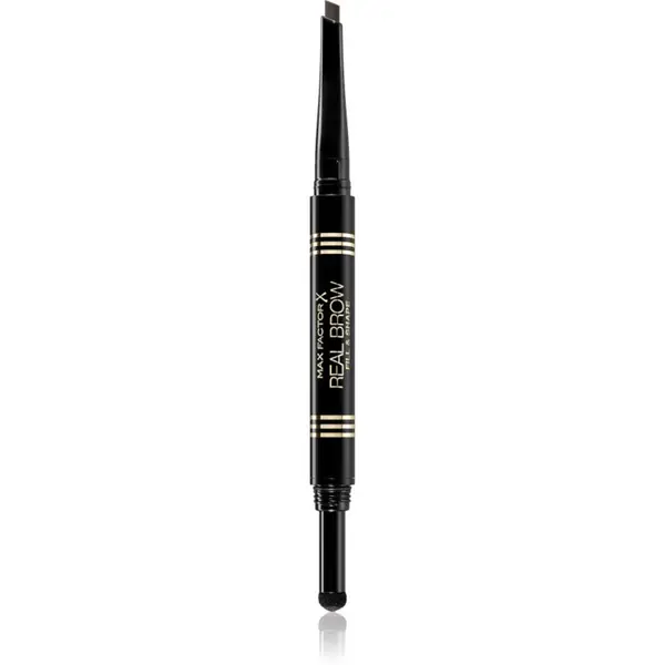 Max Factor Real Brow Fill & Shape ceruzka na obočie odtieň 04 Deep Brown 0.6 g