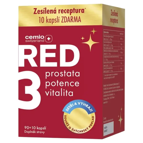 CEMIO RED3 90 + 10 kapslí NAVÍC