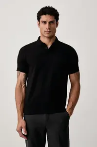 Karl Lagerfeld  polo pánské bavlněné s elastanem