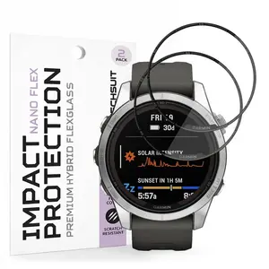 Techsuit Nano Flex, Garmin Fenix 7S Pro Solar, 2 kusy, černé