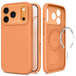 Tech-Protect Uniq MagSafe CC obal, iPhone 17 Pro Max / 18 Pro Max, oranžový