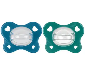 Chicco Dudlík PhysioForma Dual Soft modrý 16–36 m 2 ks