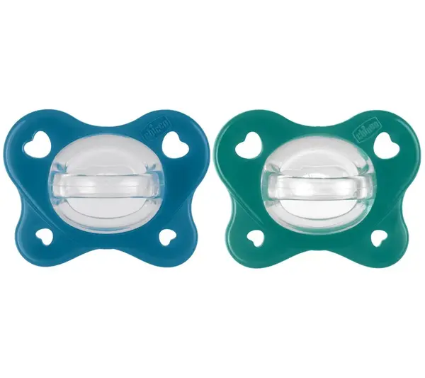 Chicco Dudlík PhysioForma Dual Soft modrý 16–36 m 2 ks