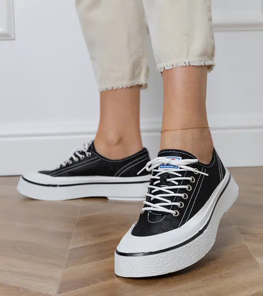 Gemre Black women's platform sneakers Greta