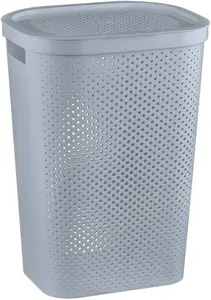 Curver Koš na prádlo Infinity Dots 60L šedý