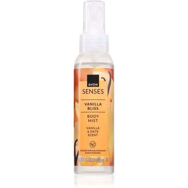 Avon Senses Vanilla Bliss tělový sprej pro ženy 100 ml