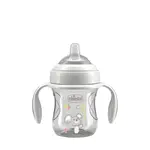 CHICCO Hrneček Transition učicí s držadly grey, 4m+