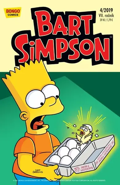 Simpsonovi - Bart Simpson 4/2019 (poškozené)