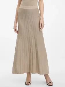 Zlatá dámská maxi sukně ORSAY