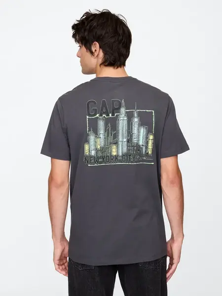 GAP Tričko s logem - Pánské