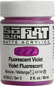 Akrylová barva Golden SoFlat Matte 59 ml - 6790 Fluorescent Violet
