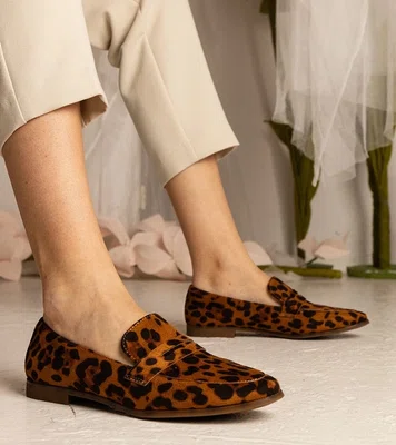 Gemre Leopard women's classic loafers Nageri