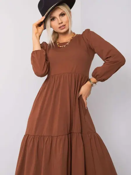 Dress-RV-SK-5832.18X-brown