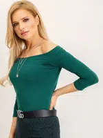 Blouse-RV-BZ-4692.05X-dark green