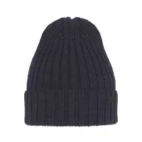 AGBO Men's winter hat navy blue merino wool Timon