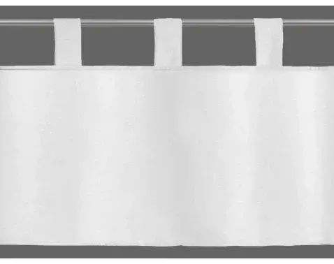 Bistro záves Alster 140x50 cm, biely%