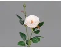 Umelá kvetina Ruža 60 cm, svetlo ružová%