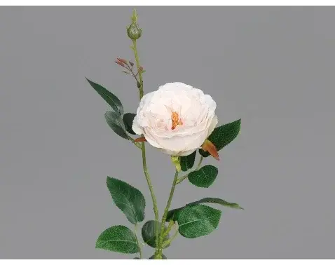 Umelá kvetina Ruža 60 cm, svetlo ružová%