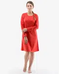 Women's nightgown Gina red