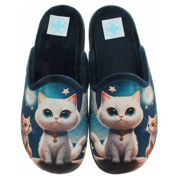 Dámské domácí pantofle Medi Line 1523-025 marino 38