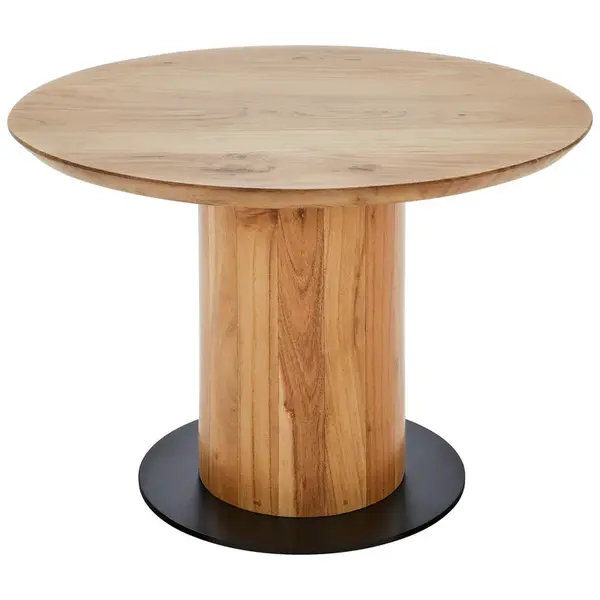 Livetastic KONFERENČNÍ STOLEK, černá, barvy akácie, dřevo, kov, 60/40/60 cm