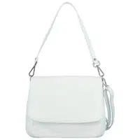 Dámska kožená crossbody kabelka biela - Delami Madleen