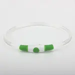 Reedog LED dobíjací svietiaci obojok pre psy a mačky - zelená