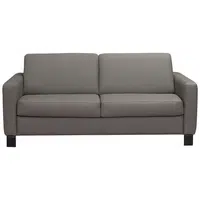 Celina Home ROZKLÁDACÍ POHOVKA S MATRACÍ, kůže, jílová barva