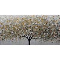 XXXL OBRAZ NA HLINÍKOVÉ DESCE, stromy, 100/50/2 cm